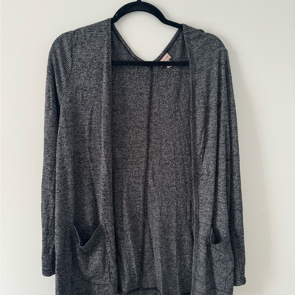 Cape Juby Charcoal Knit Cardigan